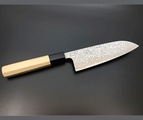 佐治武士 V金10号 牛刀 180mm 赤黒 マイカルタ ダマスカス 33層 ナイフ